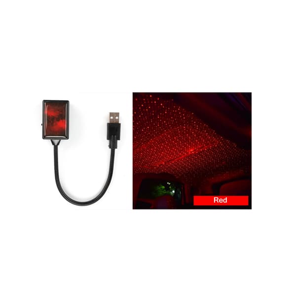 Punainen Täysikuu Edge Dynamic LED Projektiolamppu