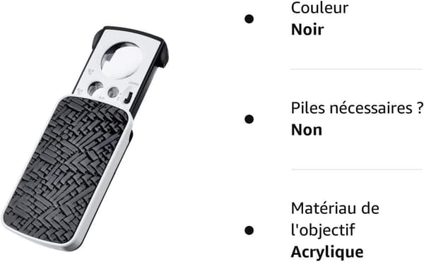 Forstørrelsesglas til Juvelerer Lommeforstørrelsesglas Lille Bærbar