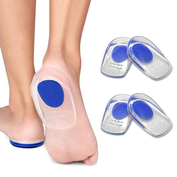 Dww-2 Par Gel Heel Cups Plantar Fasciitis Inserts - Silicon DXGHC