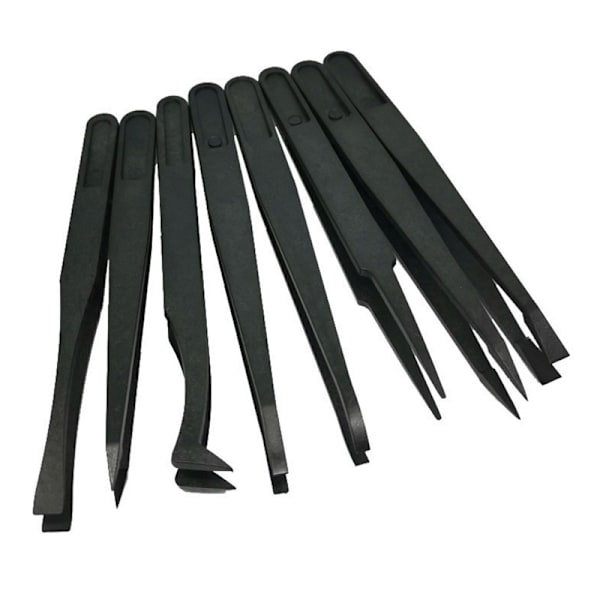 8-delars set handverktyg elastisk kolfiber antistatisk plast