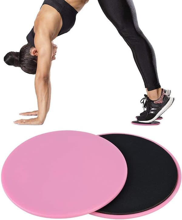Core Sliders, 2 Stykker Glidende Skive Øvelser Fitness Core