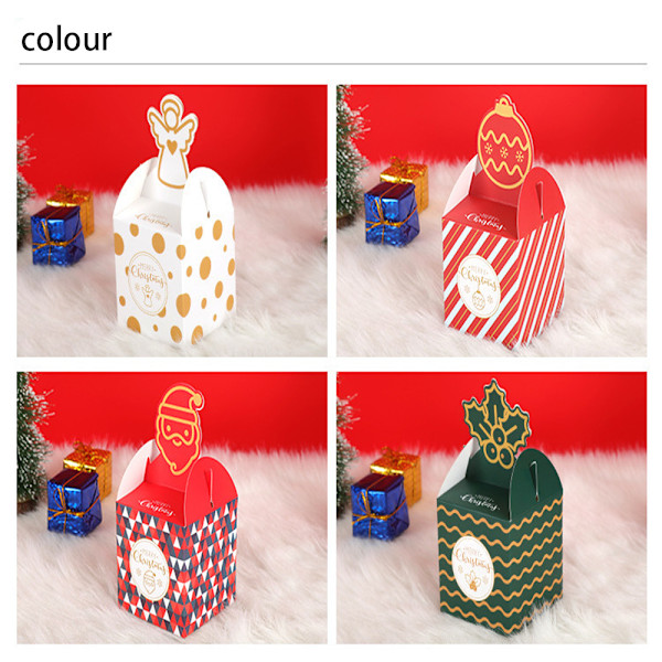 20 st julgransfestpresentkartonger, tecknade figurer, godispåsar