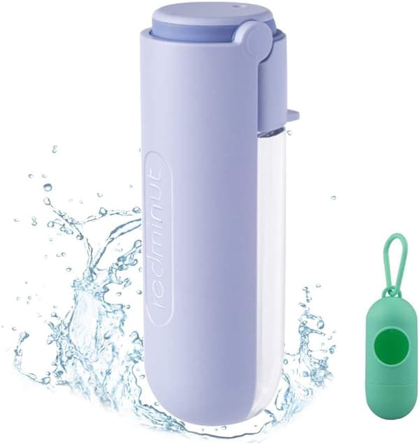 Kannava Koiran Vedenpullo (Violetti), 420ML Koiran Vedenpullo Lemmikkieläinten Vesi