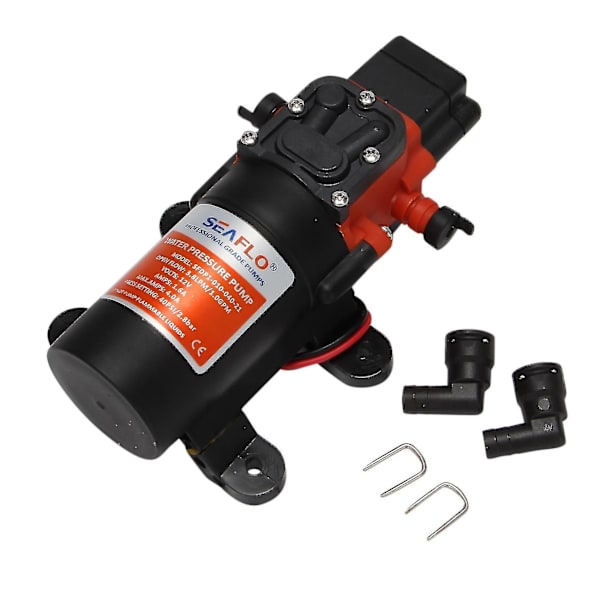 Seaflo 12v hydraulisk membranpump 3,8 Lpm 1,0 Gpm 40 Psi DXGHC