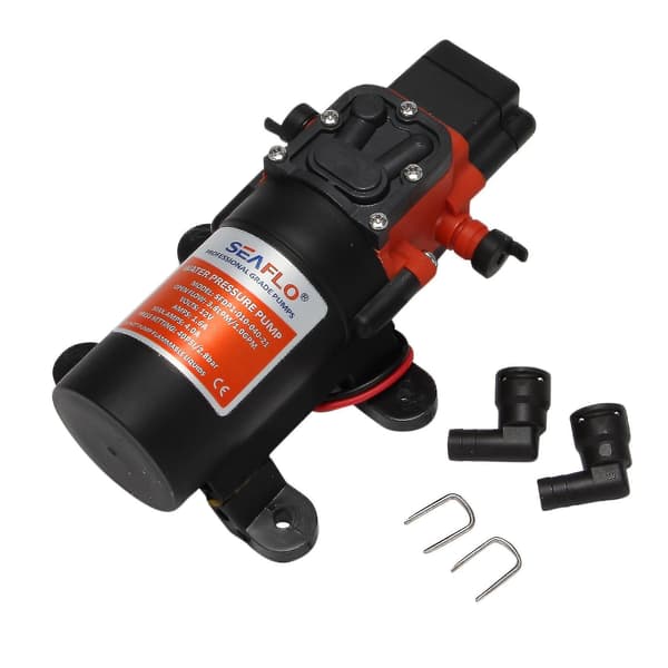 Seaflo 12v Hydraulisk Membranpump 3.8 Lpm 1.0 Gpm 40 Psi DXGHC