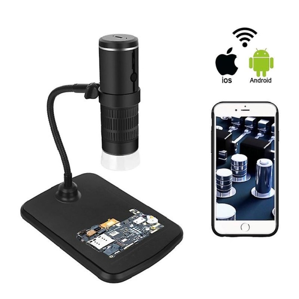 Tre i ett digitalt mikroskop Mobiltelefon Android-dator, st