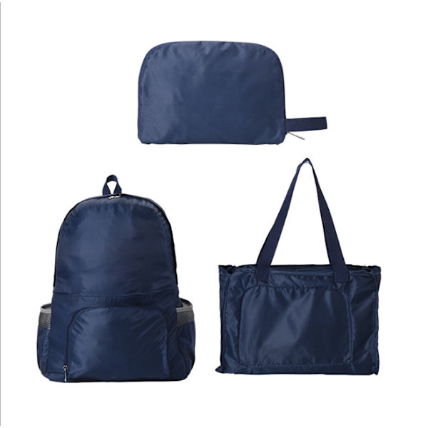 1 Pack Vattentät Friluftsryggsäck Casual Resa Vikbar D