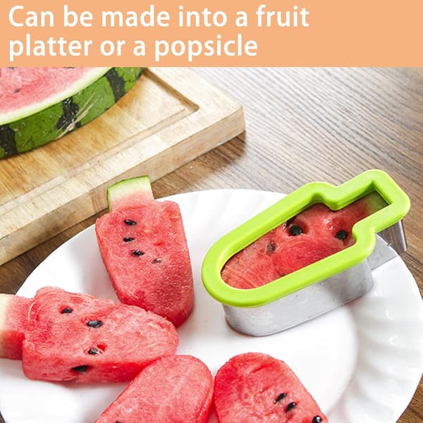 2 stk Vandmelonsskærer Vandmelon Cutter Formformet Vandmelon S