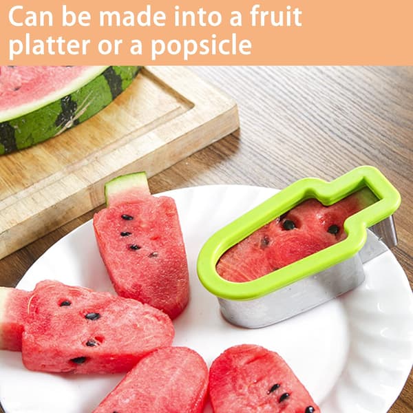 2 stk Vannmelon Slicer Vannmelon Cutter Mold Formet Vannmelon S