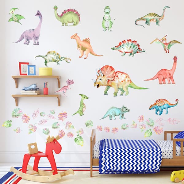 2 kpl dinosaurustarroja, itseliimautuvia ja personoituja