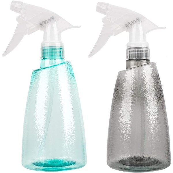 2 x 500 ml Tomma Sprayflaskor, Plast Tom Sprayflaska Behållare