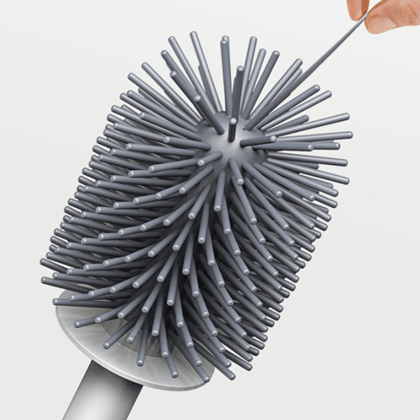 Toalettbørste og holder med ventilert holder, baderom tilbehør