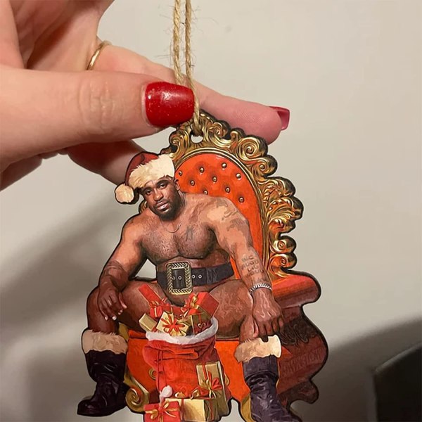 Barry Santa Julenisse Trefigur Meme En festlig Mr. Wood Meme Morsom