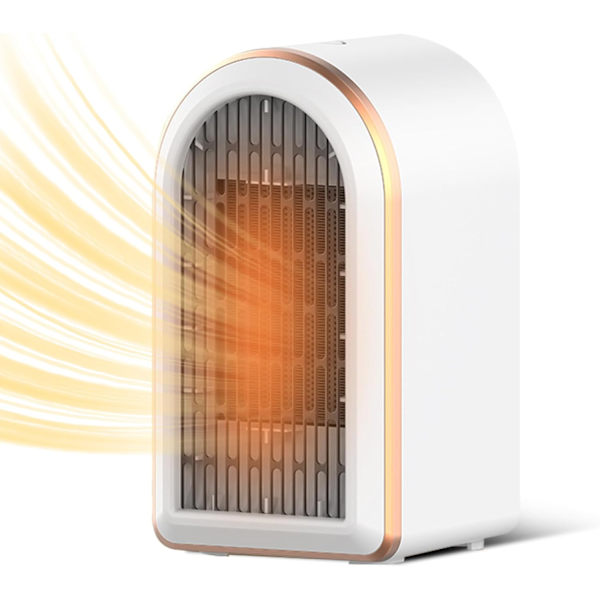 Intelligent Elektrisk Värmefläkt Eldstad, 1200W Bärbar Låg N