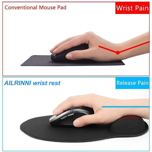 Ergonomisk Musematte - Spillmusematte med Håndleddstøtte DXGHC