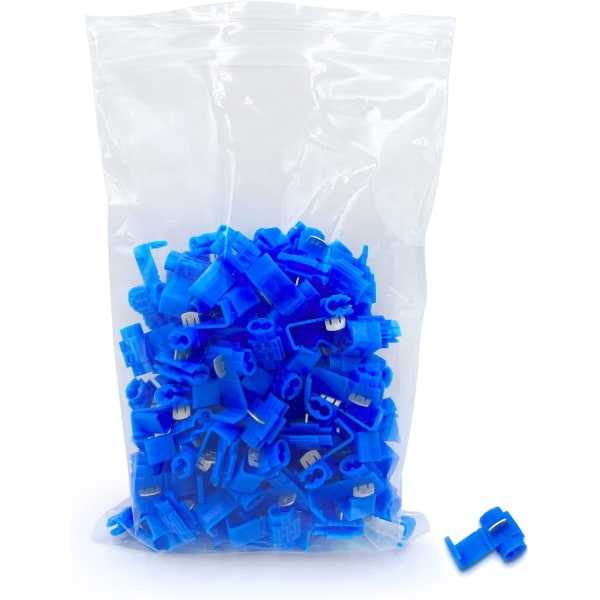 100 stk Blå Hurtige Terminaler, Elektriske Stik, 18-14 (1,5-2,5 mm²)