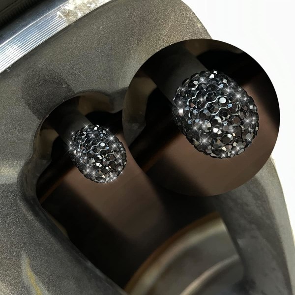 Bling Ventilkapper, 4 Pak Dækventilkapper, Universelle Håndlavede