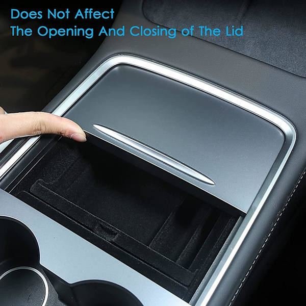 Tesla Model 3 2021 Version Center Console Opbevaringsskuffe Interiør A