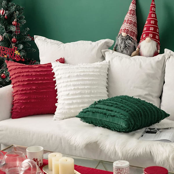 Sett med 2 Julepynt Boho Putesett i Lin S