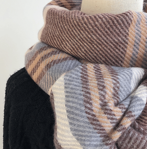 Kåpeliknende skjerf, japansk og koreansk søt student skjerf