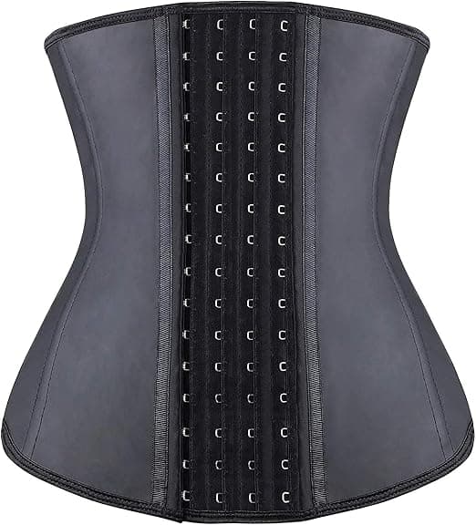 Kvinders Flat Belly Slimming Sheath 4 Hooks Latex Slimming Korset