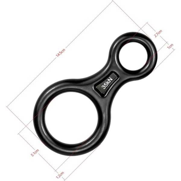 Rappelling Udstyr Descender Udstyr, Descender Nedstigning Cl