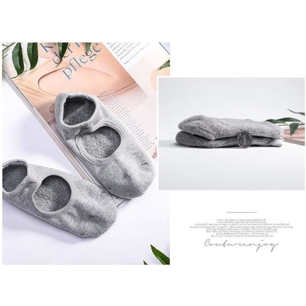 Yogasockor för kvinnor, 2 par halkfria greppsockor Halkfria sockor för P