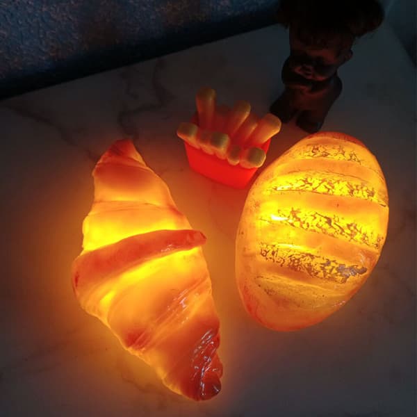 LED Natlampe, Simuleret Brødlys Hjemme Dekorativ Natlampe