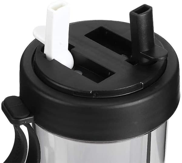 Dewenwils 600ml vattenkopp med sugrör och lock, vattenflaska med DXGHC