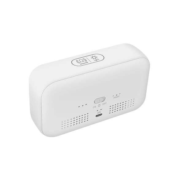 LED-digitaalinen herätyskello torkkutoiminnolla, 12/24H USB-lataus