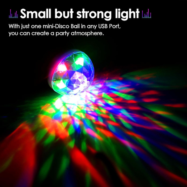 Liten magisk kule laser lys bar lys disco scene lys mini