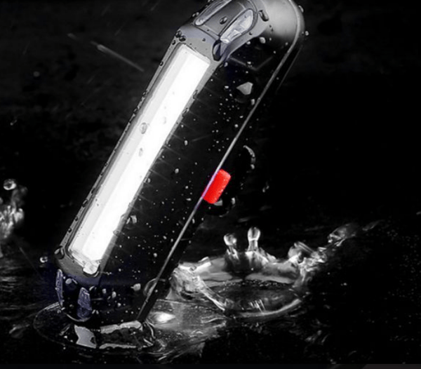 Sykkellys bak USB-lading blinkende tre-farget advarsel