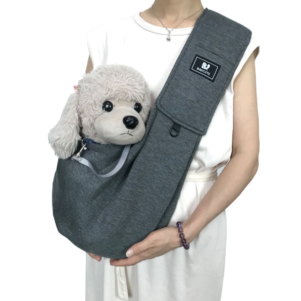 Husdjursryggsäck, husdjursväska, en axel, crossbody, ut på promenad