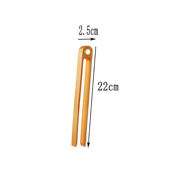 Bambu Magneetit Leivänpihdit: 22cm Puinen Keittiön Leivänpihdit - Mo