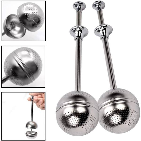 Te-si  til kop 2 stk. Te-infuser Te-diffuser Rustfrit