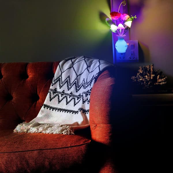 2-pakks LED nattlys med automatisk sensor