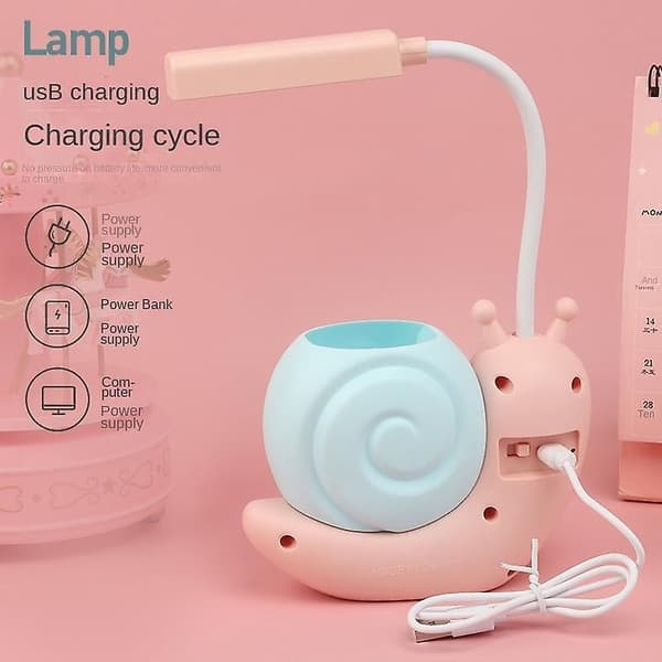Tegneserie Lade Bordlampe, Studie Led Øye Beskyttelse Bordlampe,