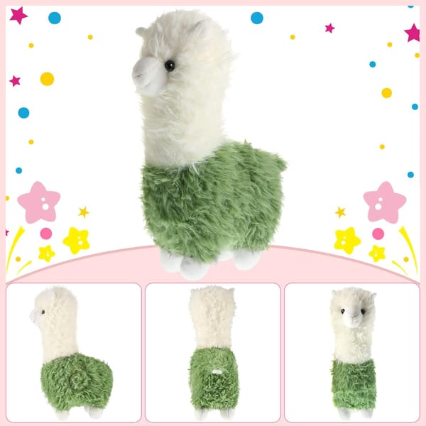 Plush Alpaca Legetøj 2 Styk Llama Fyldt Dyr 11 Tommer Blød Alpac