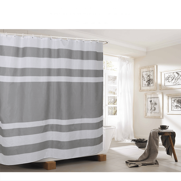 Spa Dusjforheng i Stykke Solid Mikrofiberstoff med 3M Scotchg
