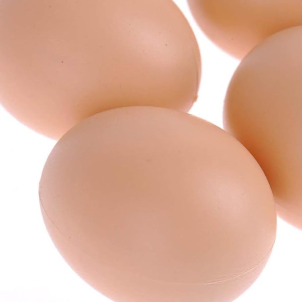 Falska Hönsägg Set Trä Falska Ägg Hjälper Läggande Höns DXGHC