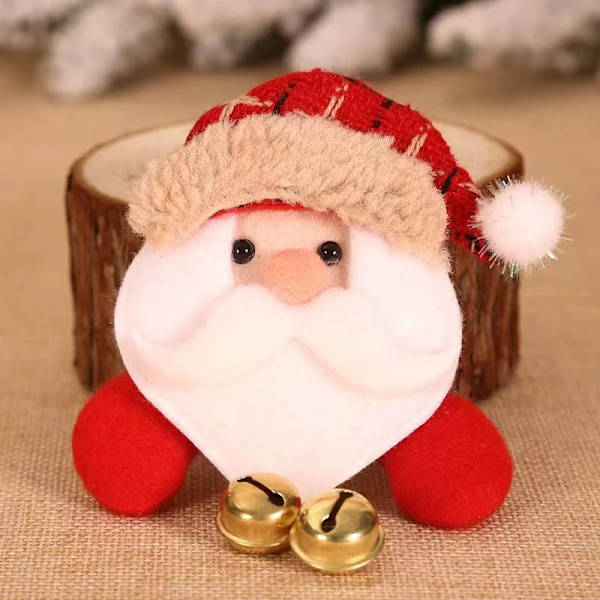 4 Julepynt Luminous Bells Henger Smykker Broches Dårlig