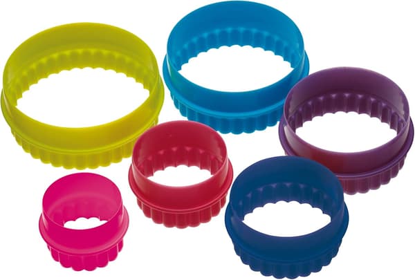 Kitchen Craft Sett med 6 Runde Kakeformer
