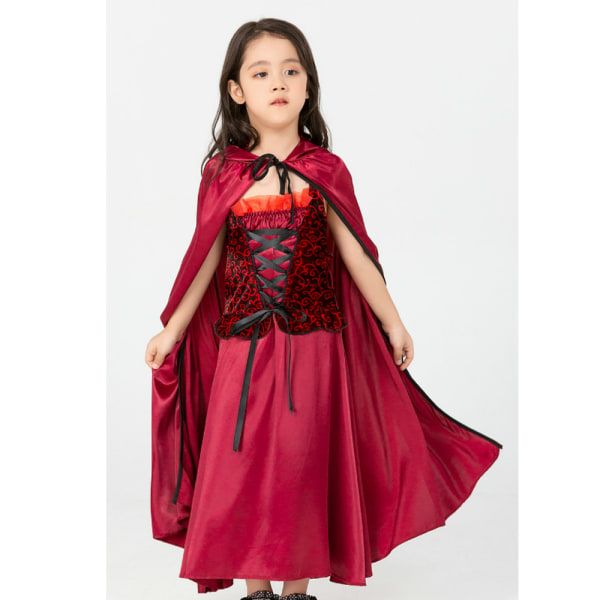 Halloween Rödluvan kostym barns förälder-chi