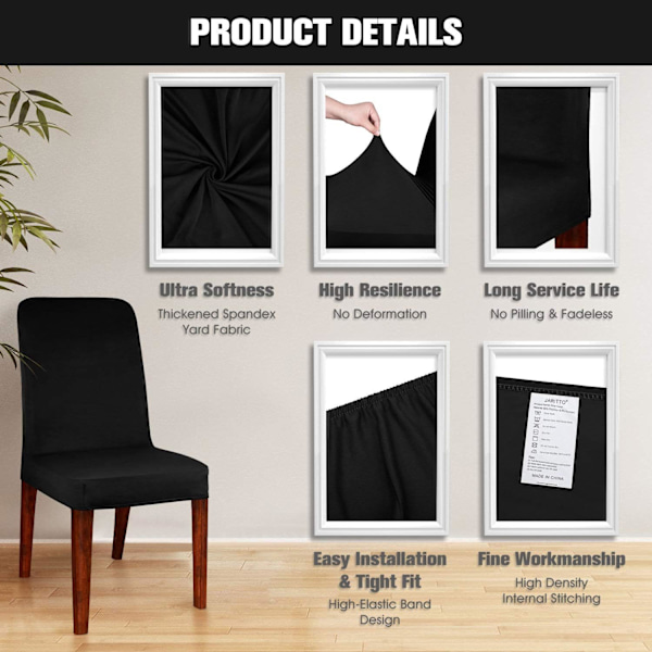 Moderne Spisebordstol Trekk Stretch Vaskbar Elastisk Stol DXGHC