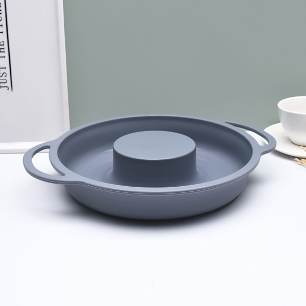 （Grå）Praktisk Non-Stick Kageform Elastisk Varmebestandig Silikon