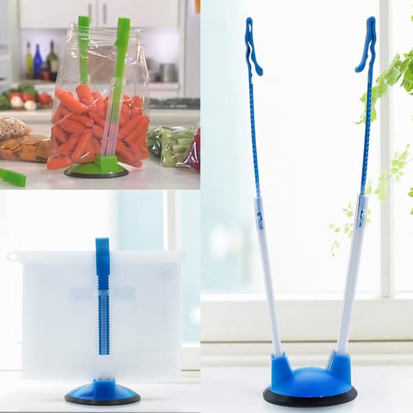 1 Justerbar Baggy Stativ, Sandwichposeholder Klips, Frys