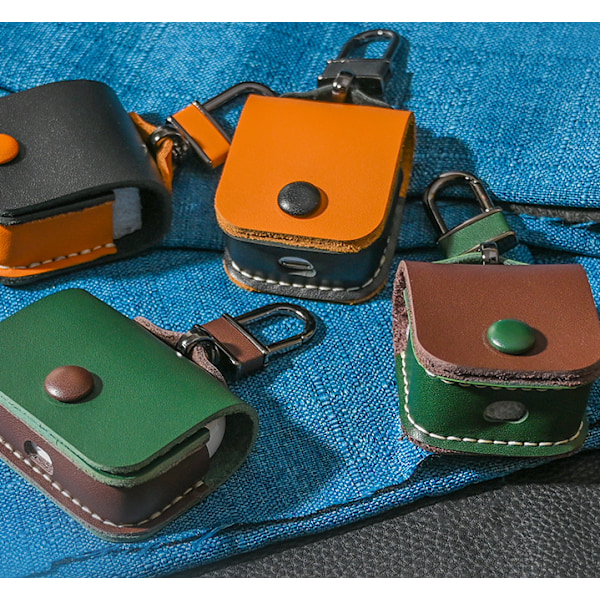 Passer til Airpods 3. generation beskyttende cover i læder a