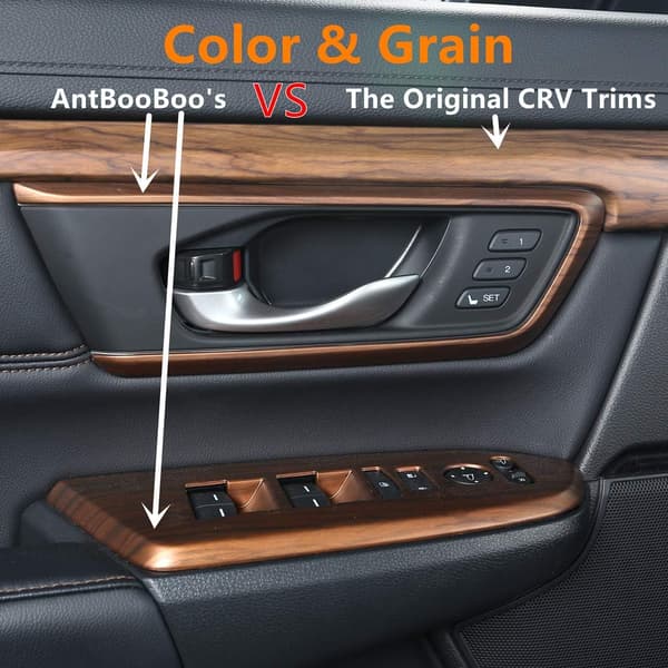 Honda CRV Peach Wood Interiør Vindusbryter Panel Deksel Trim Inte