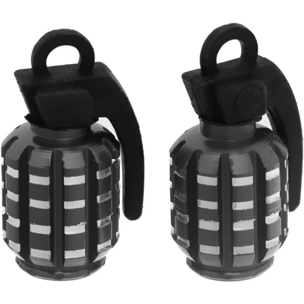 4st granater Dammtäta däckventilkåpor för bilmotorcykelcykel -