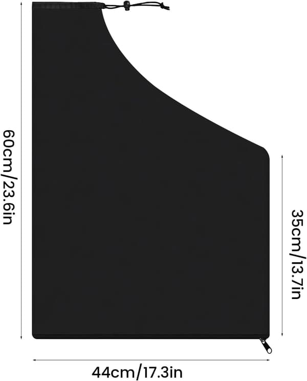 Bladblæser Vakuumpose 60x44cm Sort Udskiftningsbladopsamler B